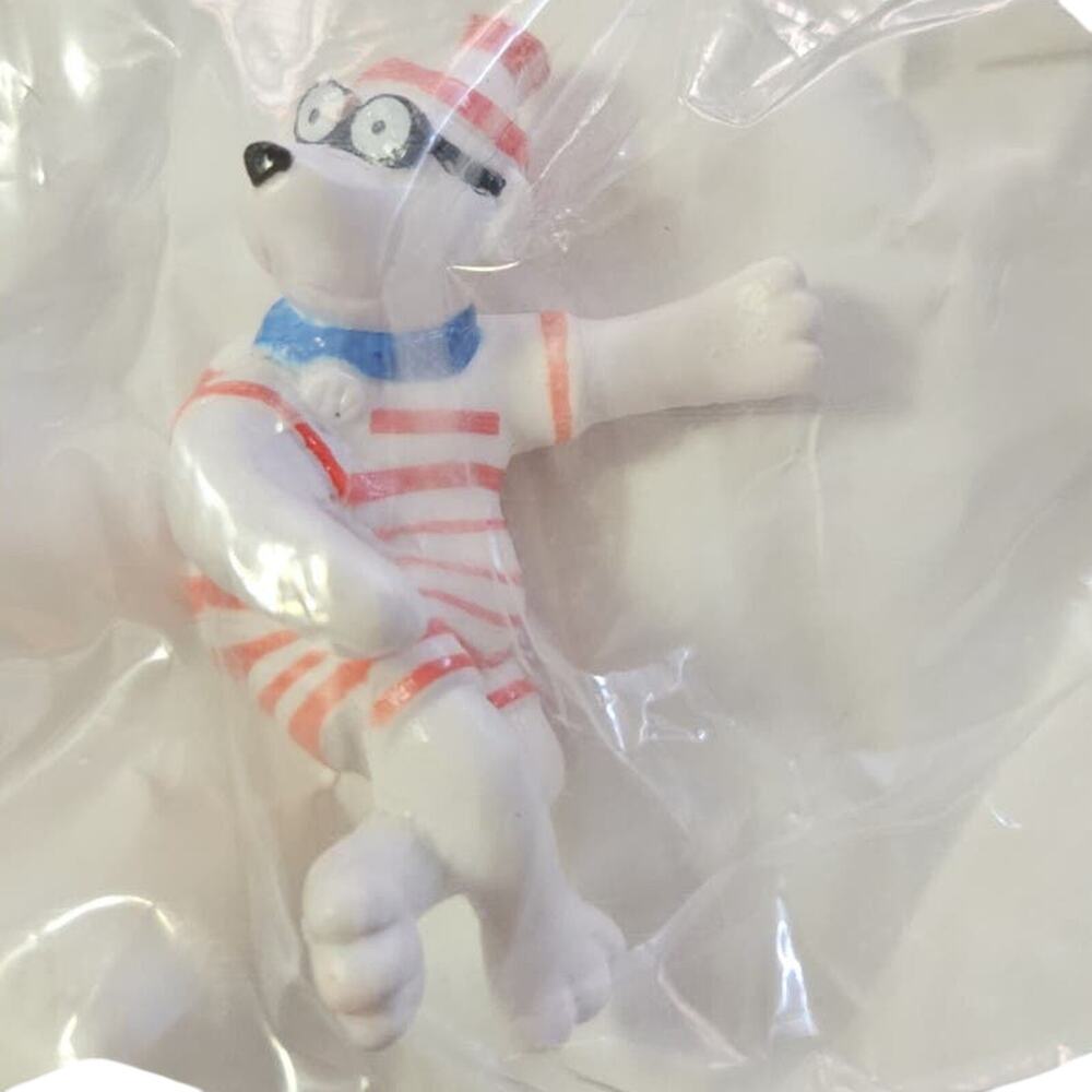 1991 Hardees Wheres Waldo Straw Buddies Woof in Package